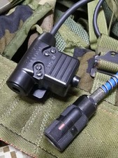 US PELTOR Black Connector Ver. U94/TCA-U94 PTT For PRC148 152 MBITR Radio picture
