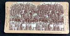 Kaffir Miners Johannesburg South Africa Black Americana Stereoview Card Photo picture
