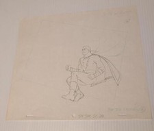 Shazam Animation Art  1980  Pencil Art picture