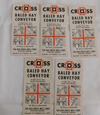 5 Vintage Cross Baled Hay Conveyor Brochures picture