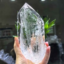 1420g Top Natural Rare Clear Quartz Crystal Himalayan Mineral Specimen Collect picture