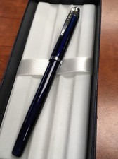 Cross Helios Blue Lacquer “M” Nib Fountain Pen picture