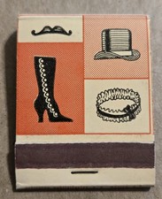 Cafe Concert Genova Mexico Vtg Unused Matchbook CANCAN SE picture