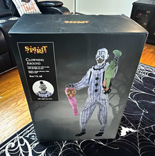 Spirit Clowning Around Animatronic Halloween Prop w/ LED Light-Up Eyes picture