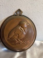 Vintage Copper Mold Bird Fall Decor Cottagecore Made In Korea picture