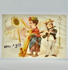 J P Coats 1890 Calendar Victorian Trading Card Antique picture