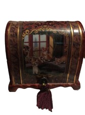 Ardleigh Elliot 2002 Vintage Porcelain Music Box Story Time A0139 picture