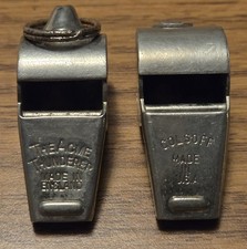 Vintage The Acme Thunderer Made in England Also Colsoff Col. Ohio USA Whistles ￼ picture