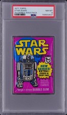 1977 Topps Star Wars 3rd Series Sealed Wax Pack PSA 8 NM/MT picture