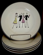 Rosanna “ A Woman’s Work is Never Done” Plates Set of 4  Ceramic 8
