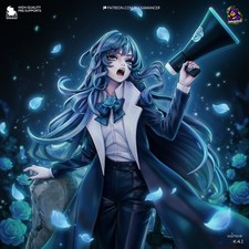 Chando (Ado-chan) | 1/8 Scale UNPAINTED Resin Kit | Blue Rose Diorama picture
