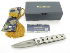 Mcusta Seki Japan Yoroi MC-37D VG-10 San Mai Damascus Small Folding Pocket Knife picture