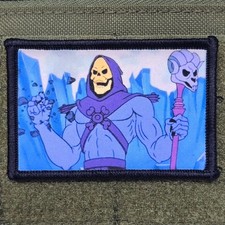 Skeletor Patch Moral He Man Tactical Military Army USA Hacker Hook & Loop 3x2 picture