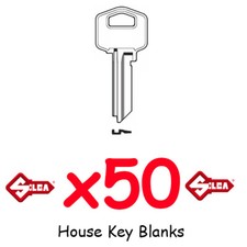 Silca Gainsborough House Key Blanks TE2  x50 BULKLOT - UNCUT - BRAND NEW  picture
