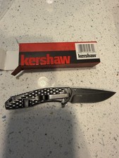 Kershaw Tappet 1353 Silver SS Handle SS Plain Drop Point Liner Manual Clip picture