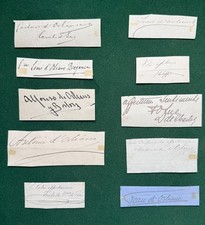 Antique Autograph Collection King Louis-Philippe Brazil Orleans Braganza Royals picture