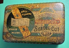 Vintage J.B. Pace Twist Cut Tobacco Company Tin Somers Bros. Scroll Cut picture