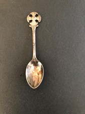 Vintage Canterbury Cross cathedral small souvenir spoon picture
