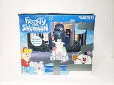 Rare Gemmy 2013 7.5ft Airblown Inflatable Frosty The Snowman Snowglobe 87537 picture