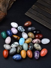 10pcs Mix Natural Quartz Crystal Egg Carved quartz Crystal Ball Reiki Healing picture