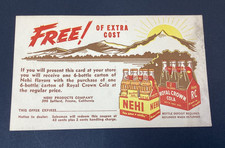 Vintage Mid-20th Century Promotional Postcard Coupon For Hehi Cola Products picture