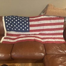 Vintage American Flag Curated Valley Forge Certified FMAA U.S. 5ft X 3 ft. picture