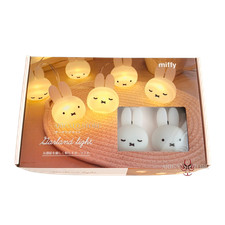 Miffy Face Garland LED Light Soft Silicone USB Room Decor Lamp Japan New picture