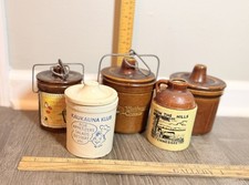 Antique Croc Salt Glaze Lot picture