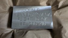 USS John F Kennedy (CV-67) US Navy Aircraft Carrier Flight Deck Steel Plate picture