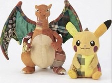 Pokemon Center Exclusive Pikachu & Charizard Sean Wotherspoon Plush Set Sealed picture
