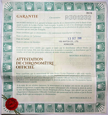 Rolex 79174 Lady-Datejust Warranty Certificate Guarantee 2000s P Serial Cert picture