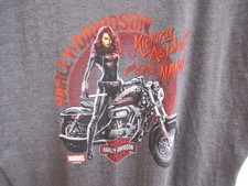 Harley-Davidson Marvel Black Widow Women's T-Shirt Fargo 