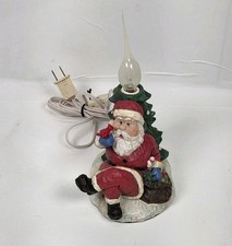 Christmas In The Woods Sitting Santa Flicker Light / Night Light  picture