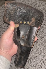 Original WWII WW2 German Spanish Astra  Pistol Holster gfg 1940s picture