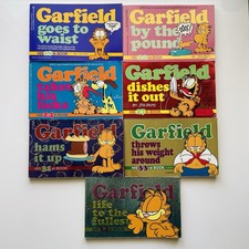 Lot of 9 Vintage Garfield Comic Books 1990's Ballantine Landscape Series picture