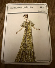 Victoria Jones Collection Women's V-Neck Dress Sewing Pattern 102 Vintage picture