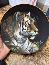 Hamilton Collection Siberian Tiger Plate by M.R. Richter picture
