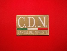 C.D.N. (Cartel del Noreste) Patch — Mexican Tricolor Bar — 5×3 Inch Patch picture
