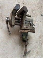 Vintage Brink & Cotton No. 153 Clamp-On Bench Vise/swivel Clamp picture