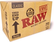 RAW Cones 1 1/4 Classic | Bulk Wholesale Box | 1000 Cones -  USA picture