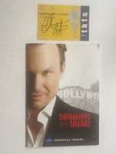 Christian Slater Swimming With Sharks Programme & Signed Ticket 2008 picture