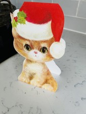 Gorgeous super cute genuine VINTAGE RETRO 1970’s CHRISTMAS CARD - AMAZING picture