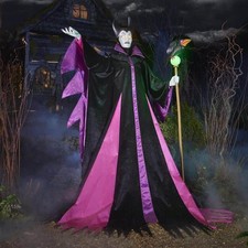 Maleficent 6.5 FT Lifelike Movement Animated LED Halloween Decoration Yard Decor picture