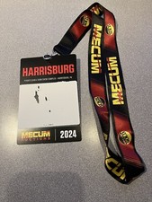 Mecum Auctions Car Show Lanyard Keychain Press Pass Harrisburg PA Farm Show Swag picture