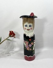 Vintage Susan Paley By Ganz Elizabeth “BE MINE” Ceramic Lady Vase 12”Tall EUC picture