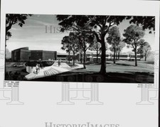 1968 Press Photo Proposed new Shawnee Mission high school building - lra45040 picture