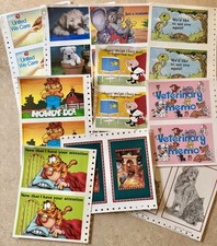 Vintage 70s/80s Reminder Postcards LotOf 25 GARFIELD HALLMARK DOCTOR VET DENTIST picture