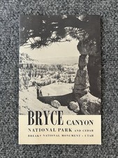 Utah VTG 1950s Brochure Bryce Canyon National Park Mid Century Travel Souvenir picture