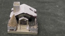 Vintage Inspired Putz, Mica, Cardboard House picture