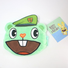 Happy Tree Friends Flippy Die-Cut Plush Pouch Carabiner 2026 Japan New with Tag picture
